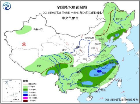 中国中东部将有明显降水 东北华北黄淮大风降温