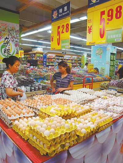 南宁市鸡蛋价格出现全面反弹