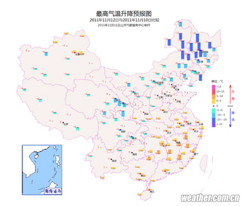 冷空气继续东进 北方大部有明显大风降温