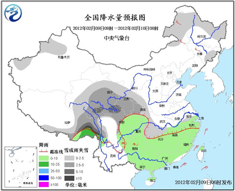 南方再迎大范围雨雪 气温低迷天气湿冷