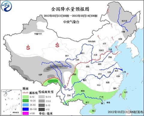 江南华南降雨减弱 大范围雨水将再度发展