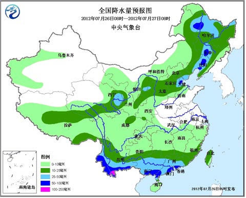 未来两天华北东北地区多明显降雨 需加强防御