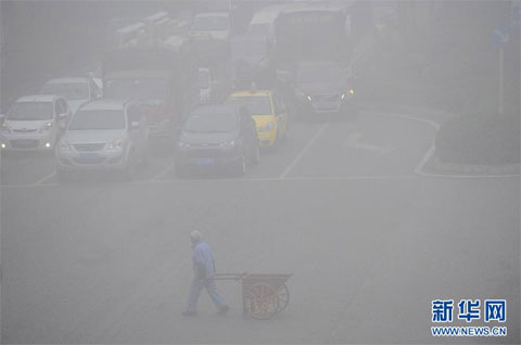 未来一周我国中东部大部地区或将再陷雾霾