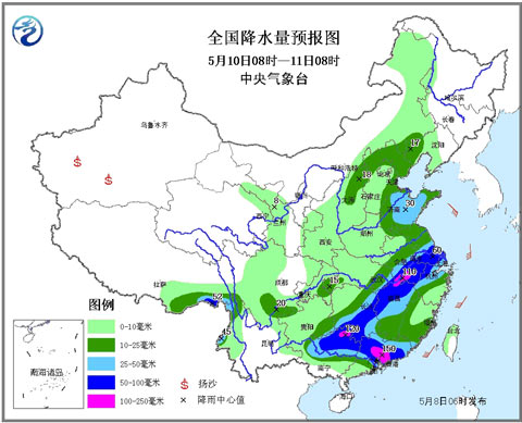 北方大风降温沙尘登场 南方有持续性暴雨