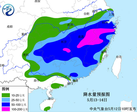 本周两轮强降雨连袭南方 北方短暂回暖再降温