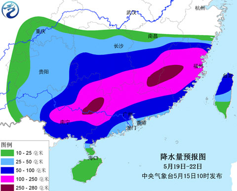 南方今夜起再迎较强降雨 北方气温持续回升