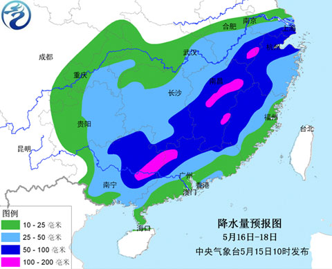 南方今夜起再迎较强降雨 北方气温持续回升