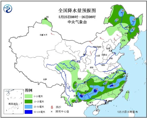 华北黄淮晴热天气再现 江南江淮较强降雨持续