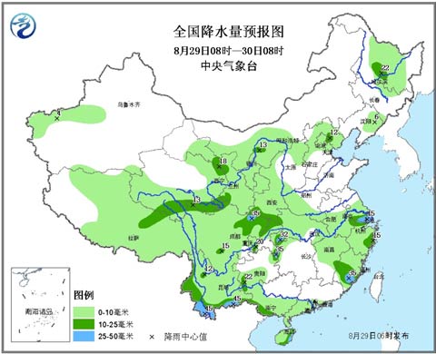 河南旱区迎明显降雨 云南有大雨】