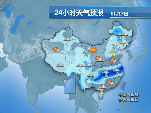 江淮江南强降雨持续 东北华北有小到中雨