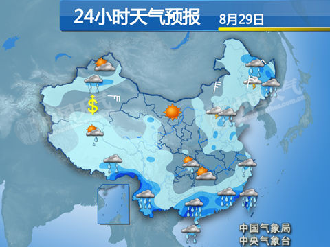 广西广东福建周末有暴雨 东北华北多阵雨